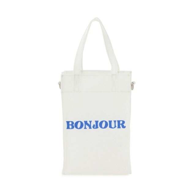 bonjour records(ボンジュールレコーズ)の【ホワイト（10）】PVCミニ ショルダートートBAG レディースのバッグ(ショルダーバッグ)の商品写真