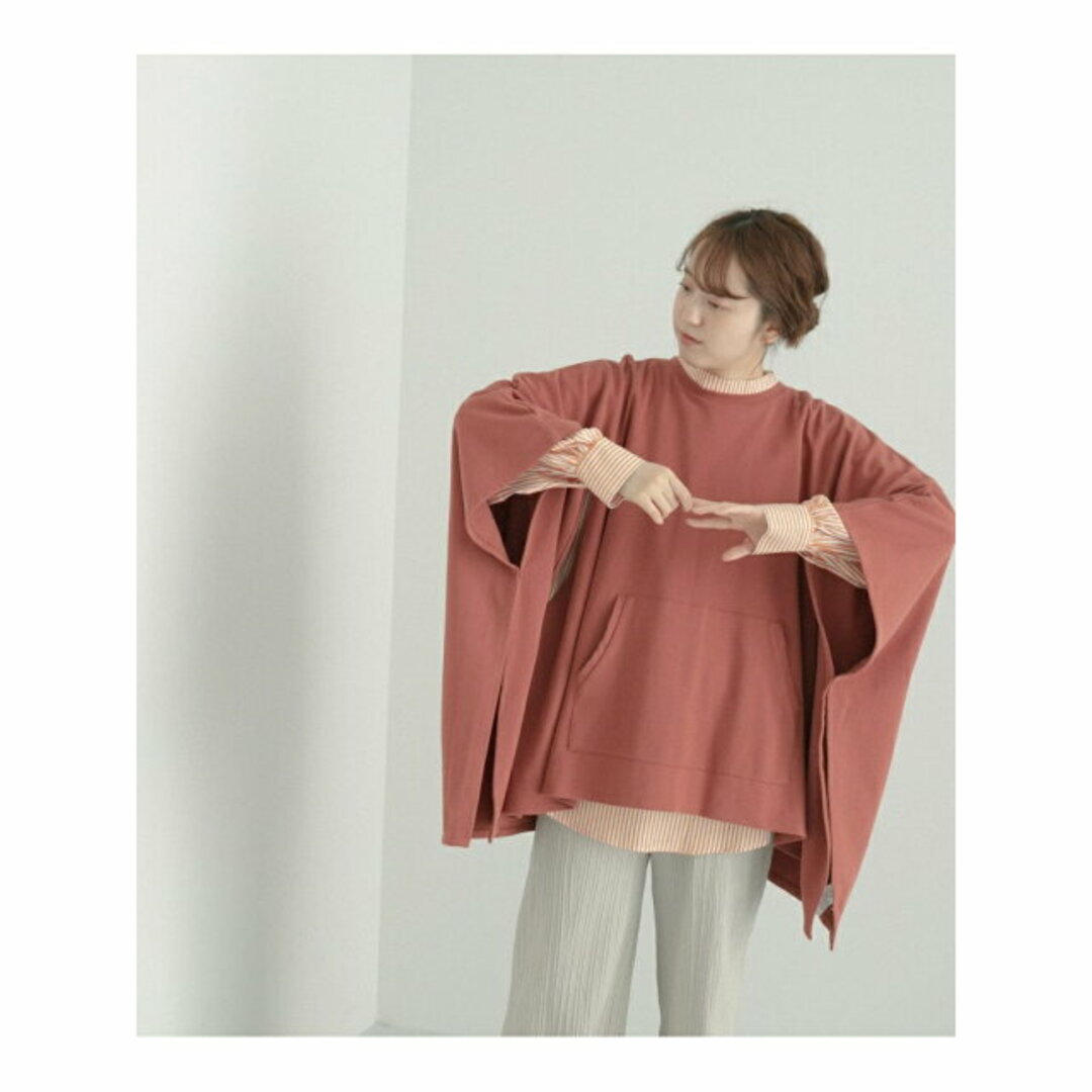 【サンゴ】PONCHO HOODIE