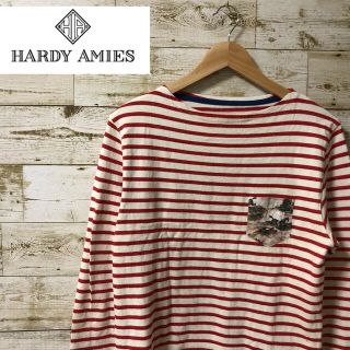 ハーディエイミス(HARDY AMIES)のハーディエイミス　プレゼントコラボ　ボーダー　ポルトガル製(Tシャツ/カットソー(七分/長袖))