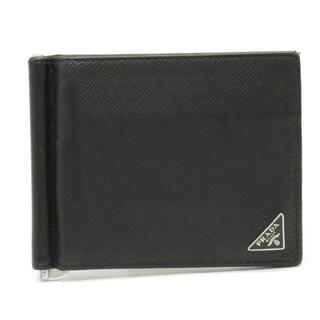 新品 PRADAプラダ リップスティック柄 二つ折り財布 黒