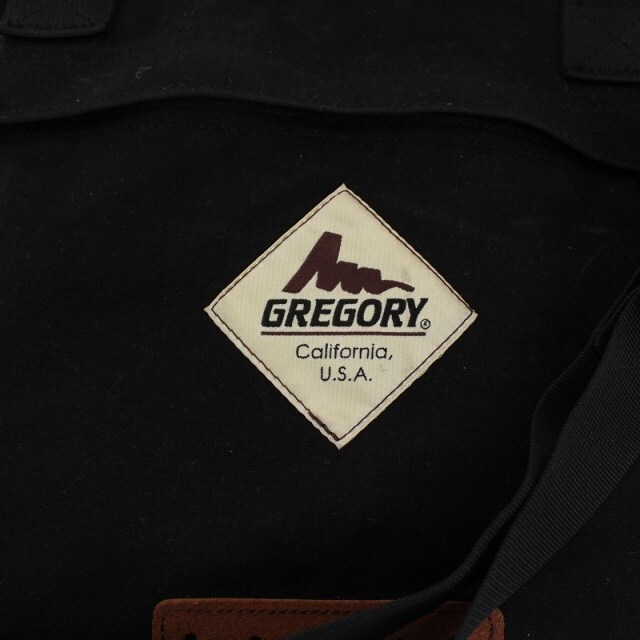 Gregory(グレゴリー)のグレゴリー サンライズトートバッグ ショルダーバッグ 2WAY コットン 黒 メンズのバッグ(トートバッグ)の商品写真