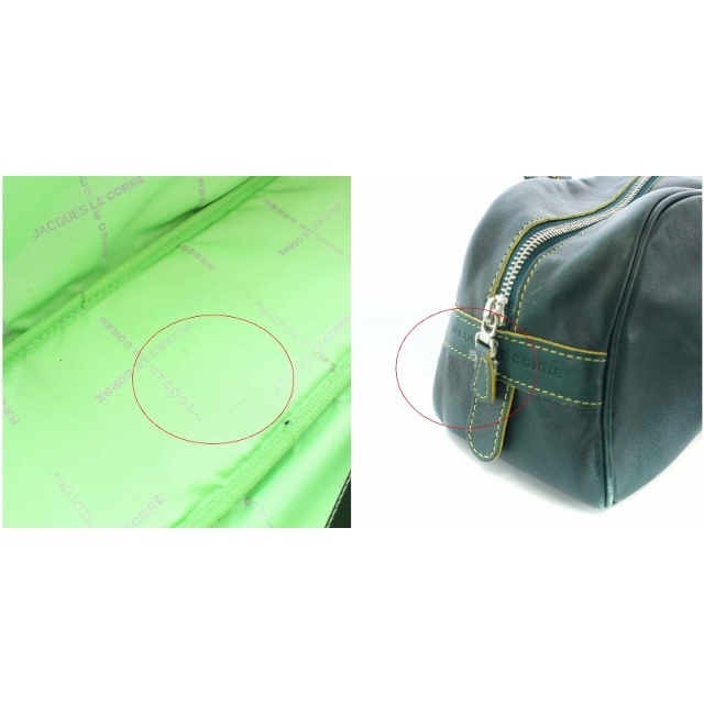 other(アザー)のジャックルコー ハンドバッグ レザー 緑 グリーン レディースのバッグ(ハンドバッグ)の商品写真