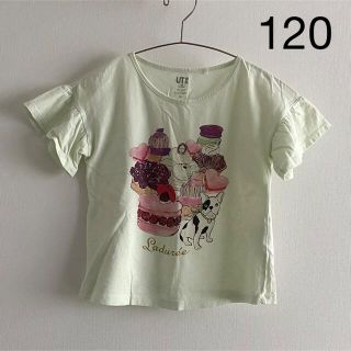 ユニクロ(UNIQLO)のkids 半袖Tシャツ　LADUREE ラデュレ(Tシャツ/カットソー)