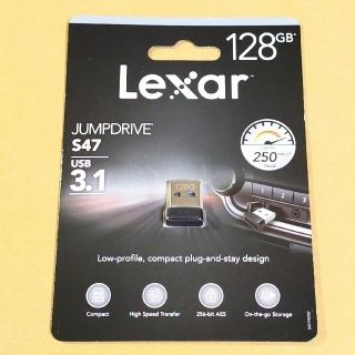 レキサー(Lexar)のLexar 超小型USBメモリ 128GB 高速転送 Read 250MB/s(PC周辺機器)