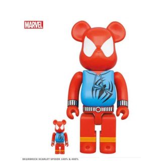 メディコムトイ(MEDICOM TOY)のBE@RBRICK SCARLET SPIDER 100％ & 400％(キャラクターグッズ)