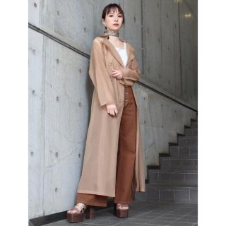 古着 ビンテージ 70s トレンチ コート ロング デッドストック ...