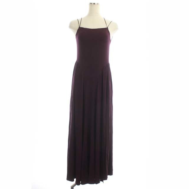 105cm総丈エステラケー Maxi dress ワンピース ロング キャミ F ボルドー