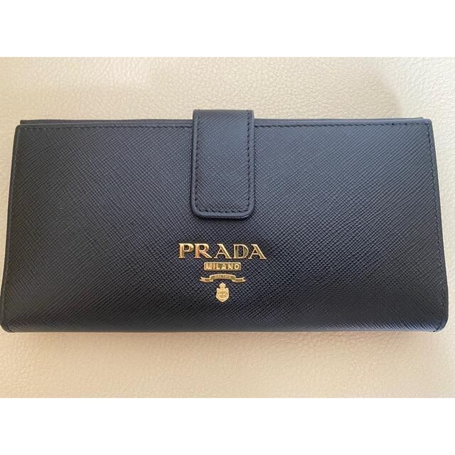 未使用 PRADA サフィアーノ メタル 1MV025 二つ折 長財布財布