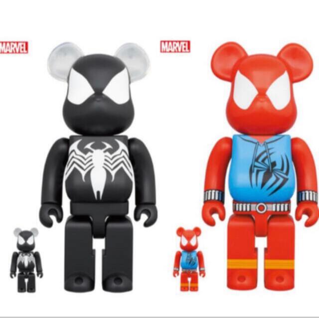 BE@RBRICK SPIDER-MAN 100％ & 400％