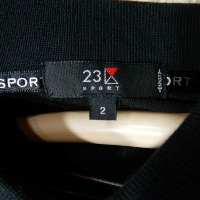 23区(ニジュウサンク)の7160　２３区　SPORT　オンワード樫山　日本製　ボーダー　ポロシャツ メンズのトップス(ポロシャツ)の商品写真