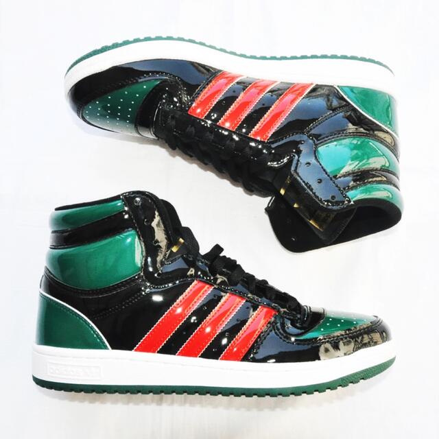 ADIDA /TOPTEN RB BLACK GREEN RED PATENT