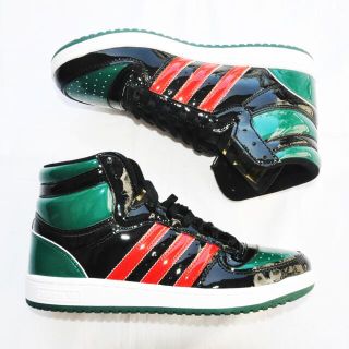 アディダス(adidas)のADIDA /TOPTEN RB BLACK GREEN RED PATENT(スニーカー)