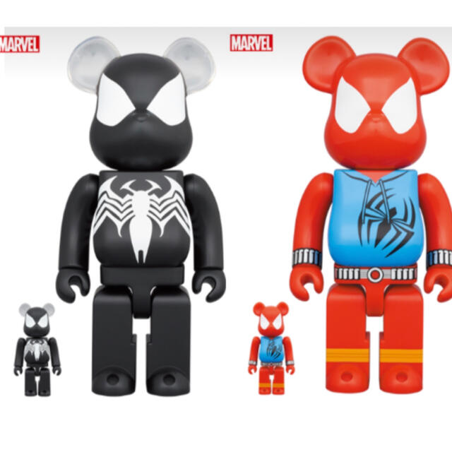 BE@RBRICK - BE@RBRICK SPIDER-MAN BLACK & SCARLETの通販 by パナップ
