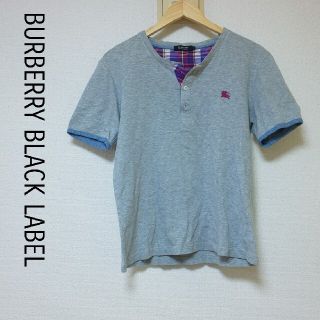 バーバリーブラックレーベル(BURBERRY BLACK LABEL)の爽やか‼️バーバリーブラックレーベル 半袖シャツ ポロシャツ(ポロシャツ)