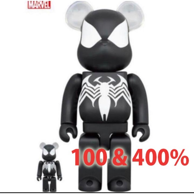 BE@RBRICK  VENOM 100%&400%おもちゃ/ぬいぐるみ