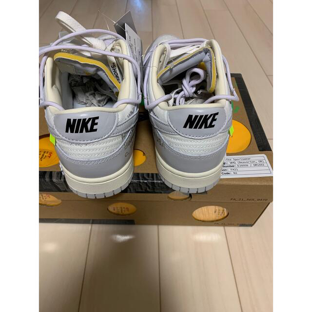 OFF-WHITE × NIKE DUNK LOW 1 OF 50 "49"