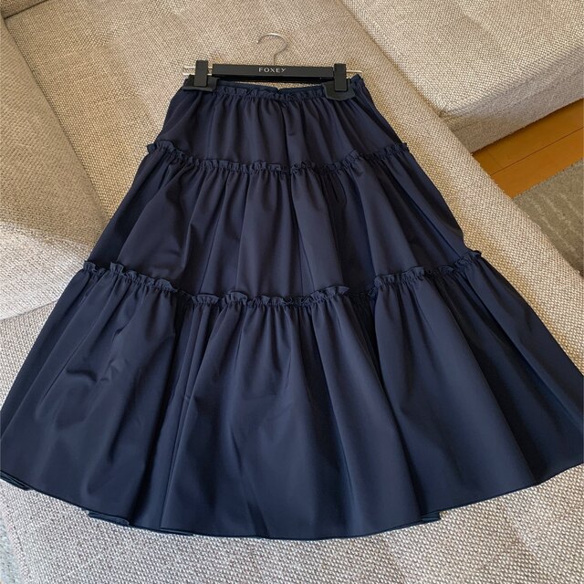 フォクシー《Skirt Miss Gloria》 ミッドナイトブルー 38-