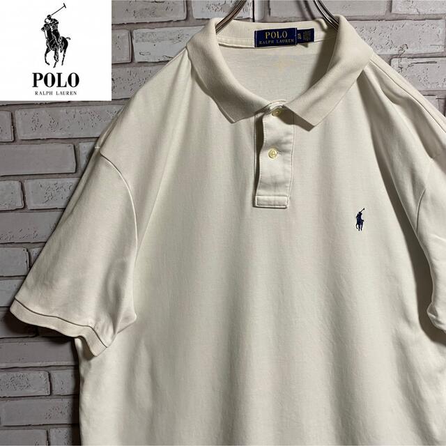 POLO RALPH LAUREN - 90s 古着 ポロ ラルフローレン 刺繍ロゴ ビッグ ...