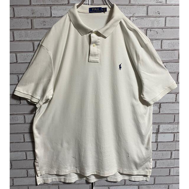 POLO RALPH LAUREN - 90s 古着 ポロ ラルフローレン 刺繍ロゴ ビッグ ...