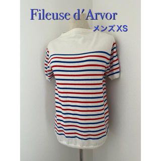 セントジェームス(SAINT JAMES)の廃盤レア品　Fileuse d'Arvor フィールズダルボー　半袖ニット　XS(Tシャツ/カットソー(半袖/袖なし))