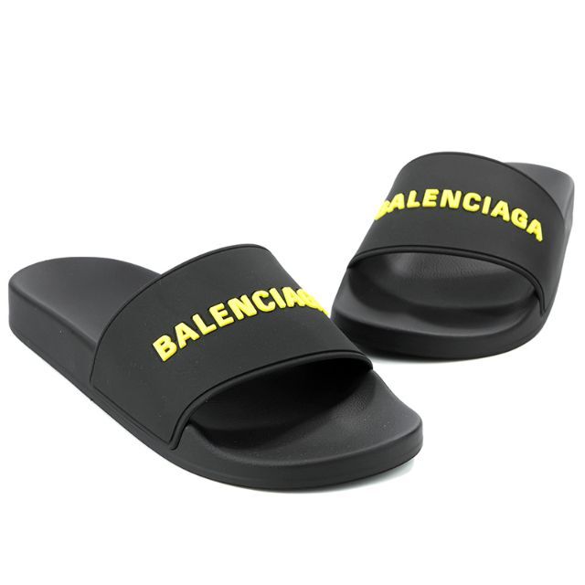 Balenciaga - 7 BALENCIAGA ブラック シャワーサンダル size 42の通販 by セレクトショップNEO ラクマ店