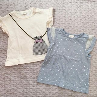 アカチャンホンポ(アカチャンホンポ)のSIMPLE FREE トップス2点セット 80cm(Ｔシャツ)