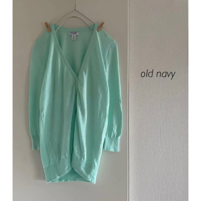 Old Navy(オールドネイビー)の【専用】old navy＊七分袖サマーカーディガン＊mint レディースのトップス(カーディガン)の商品写真