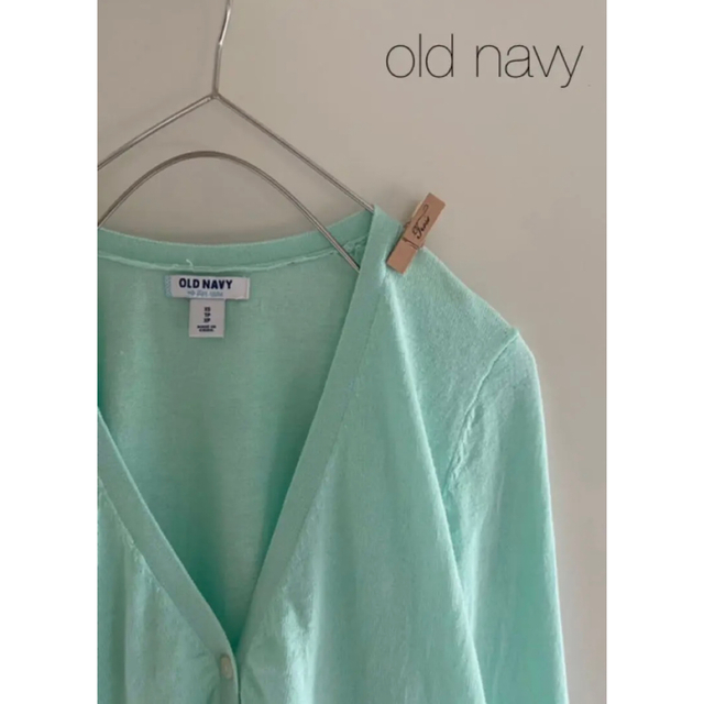 Old Navy(オールドネイビー)の【専用】old navy＊七分袖サマーカーディガン＊mint レディースのトップス(カーディガン)の商品写真