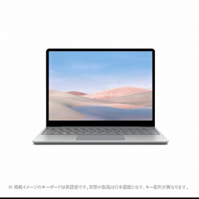 Microsoft(マイクロソフト)の新品未開封・SURFACE LAPTOP GO THH-00020 プラチナ スマホ/家電/カメラのPC/タブレット(ノートPC)の商品写真