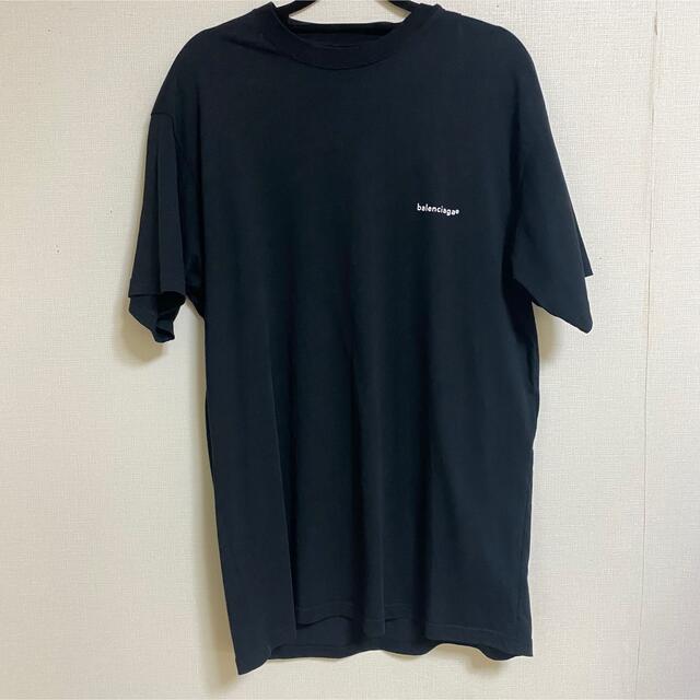 バレンシアガ 21SS ロゴ ダメージ加工 半袖Ｔシャツ XXS オーバーサイズ