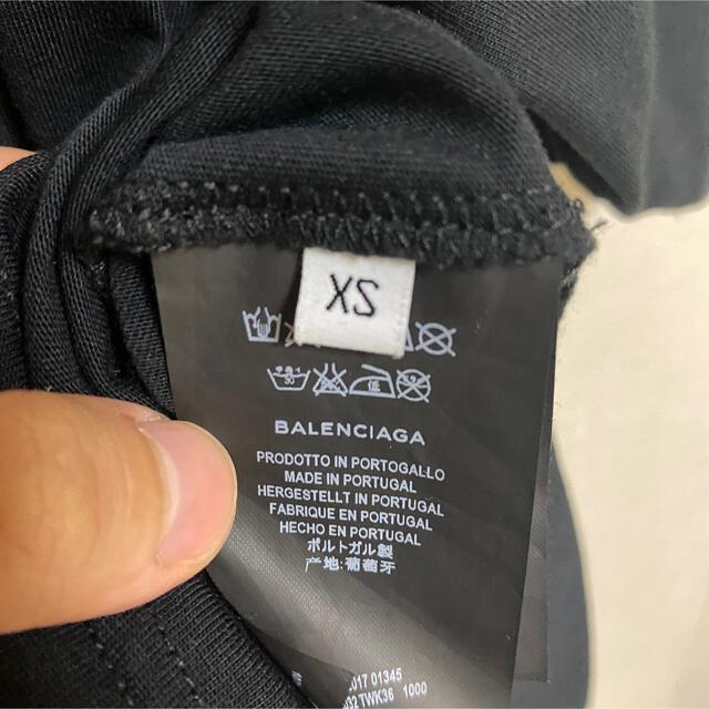 balenciaga スモールロゴ オーバーサイズ tシャツ XS 18SS