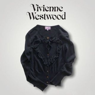 ヴィヴィアンウエストウッド(Vivienne Westwood)のVivienne Westwood ヴィヴィアン ハート フリル カーディガン(カーディガン)