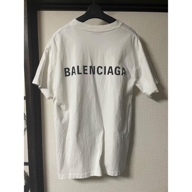 バレンシアガ バックロゴ プリント Tシャツ トップス オーバーサイズ
