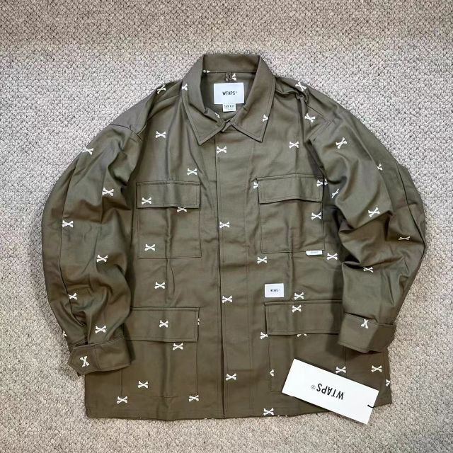 WTAPS 22ss JUNGLE 01/LS GREIGE XL 新品未使用