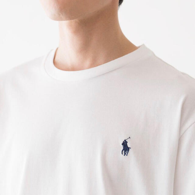 POLO RALPH LAUREN(ポロラルフローレン)のPOLO ラルフローレン  クールネック Tシャツ ボーイズライン (XL) メンズのトップス(Tシャツ/カットソー(半袖/袖なし))の商品写真