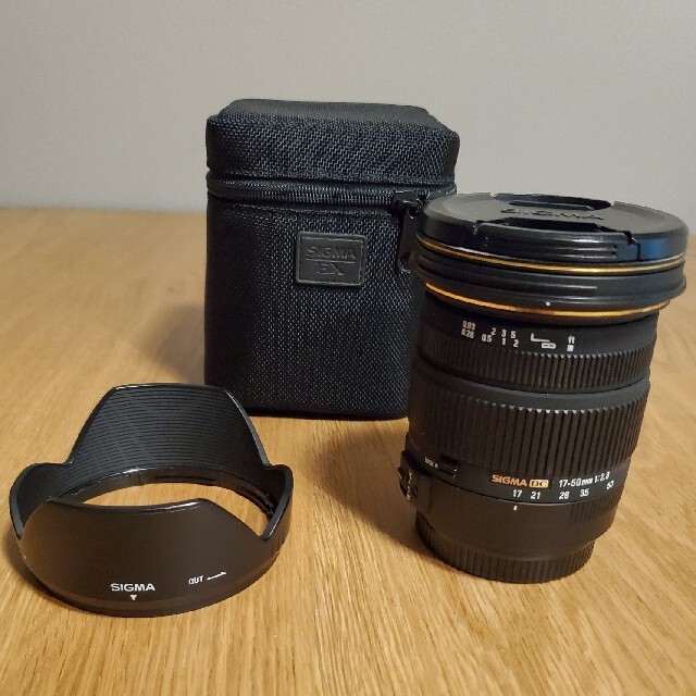 SIGMA 17-50F2.8EX DC OS HSM/SOシグマレンズ付属品有