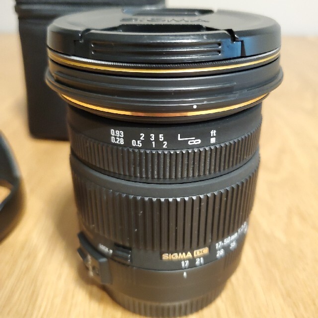 SIGMA 17-50F2.8EX DC OS HSM/SOシグマレンズ付属品有