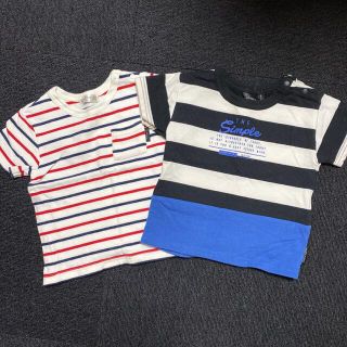 フタフタ(futafuta)のフタフタ　ボーダーTシャツ　2枚セット　サイズ80(Ｔシャツ)