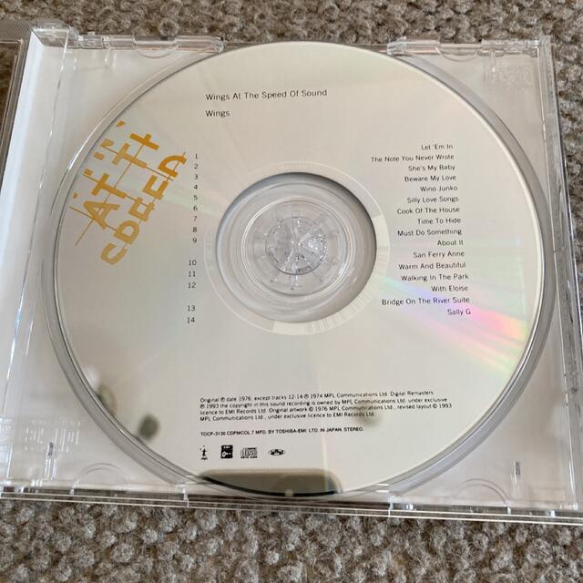 ポール・マッカートニー/ウィングス/スピード・オブ・サウンド エンタメ/ホビーのCD(ポップス/ロック(洋楽))の商品写真