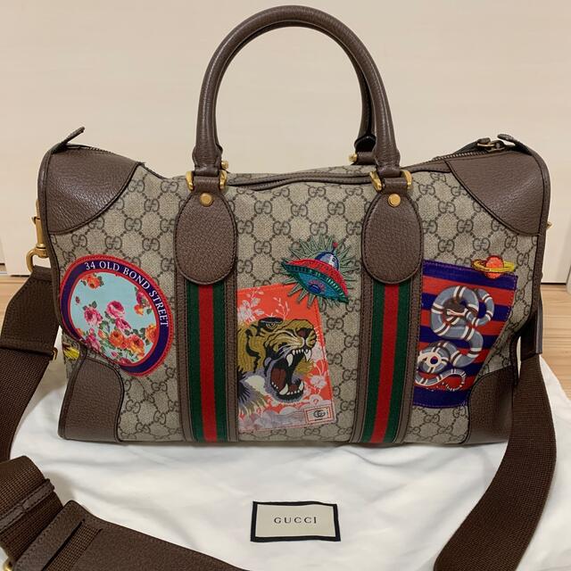 GUCCI グッチ GGスプリーム 2way クーリエ ボストンバッグ