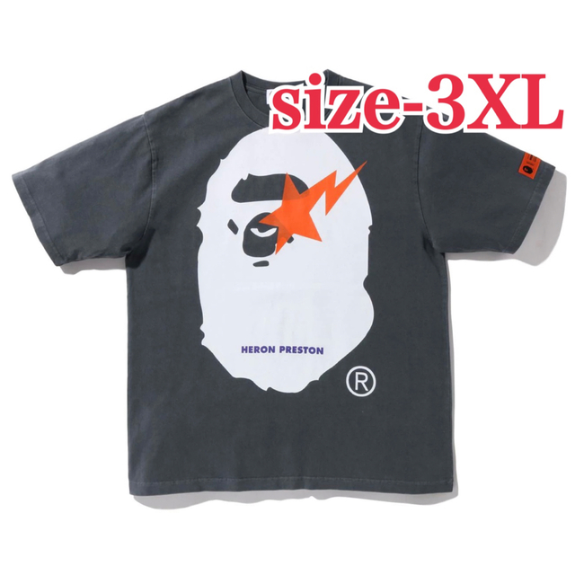 BAPE × HERON PRESTON RELAXED FIT TEE