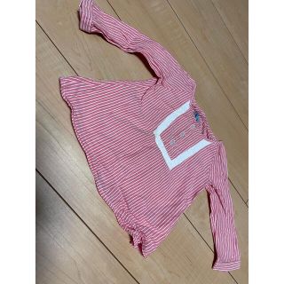 ベビーギャップ(babyGAP)のストライプシャツ　80(シャツ/カットソー)