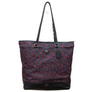 コーチ(COACH)のコーチ トートバッグ ランチ フローラル ナイロン レザー F59435(トートバッグ)