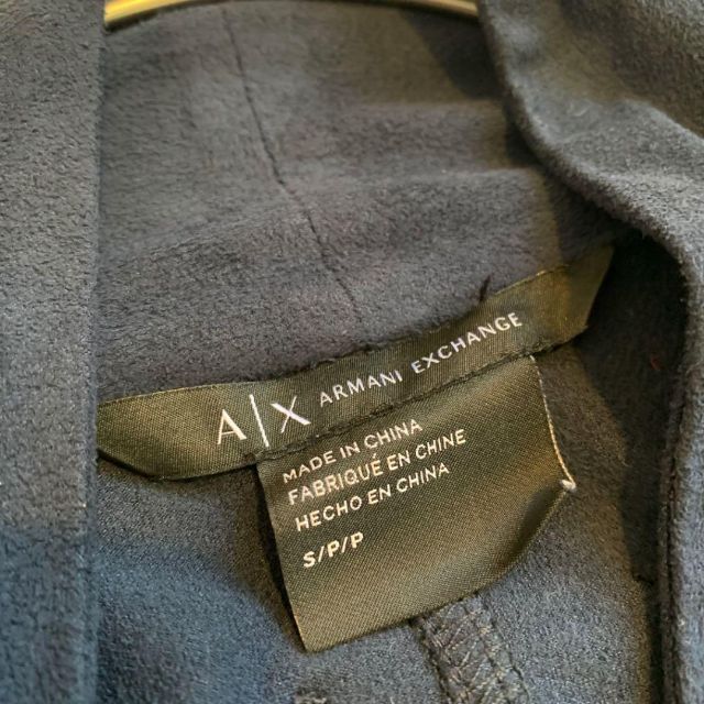 ARMANI EXCHANGE(アルマーニエクスチェンジ)のArmani Exchange　スウェード　カーディガン　ボレロ レディースのトップス(カーディガン)の商品写真