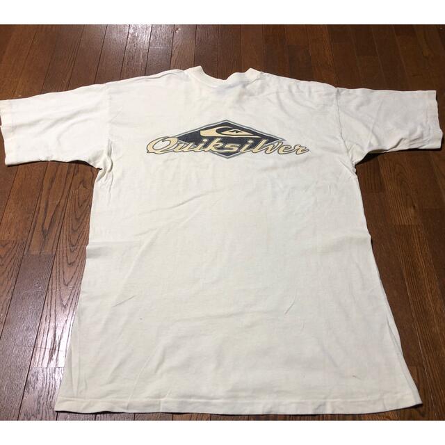 QUIKSILVER クイックシルバー Tシャツ サーフT 白 90s