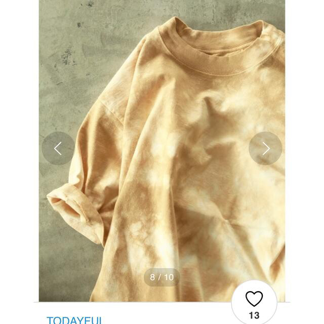 TODAYFUL(トゥデイフル)のtodayfulタイダイTシャツ レディースのトップス(Tシャツ(半袖/袖なし))の商品写真