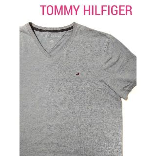 トミーヒルフィガー(TOMMY HILFIGER)の【美品】TOMMY HILFIGER(トミーヒルフィガー)メンズカットソー L(Tシャツ/カットソー(半袖/袖なし))