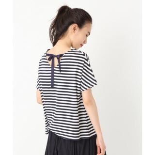 ニコアンド(niko and...)の美品＊ニコアンド＊コットンボーダーTシャツ(Tシャツ(半袖/袖なし))