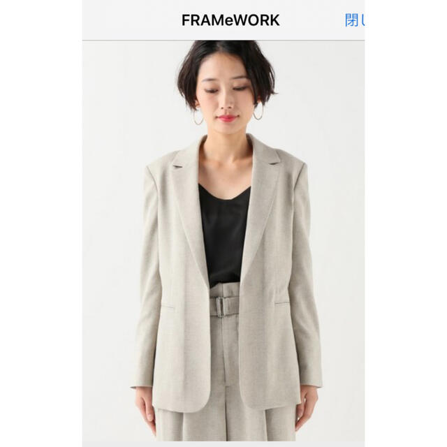 FRAMeWORK(フレームワーク)のFRAMEWORKジャケット　新品 レディースのジャケット/アウター(テーラードジャケット)の商品写真