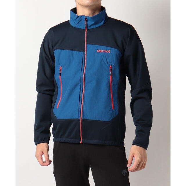 Marmot マーモット ソフトシェル アクトラピッドジャケット青 メンズL